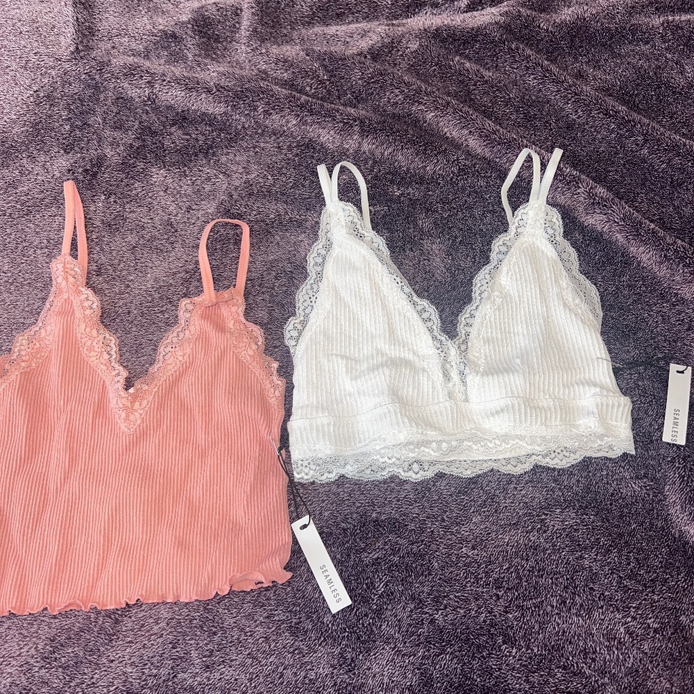 seamless tank and bralette